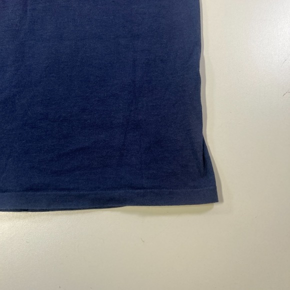 Vintage Umbro Shirt Mens Large Navy Blue Double Sided Soccer Futbol Graphic Tee - Picture 6 of 9